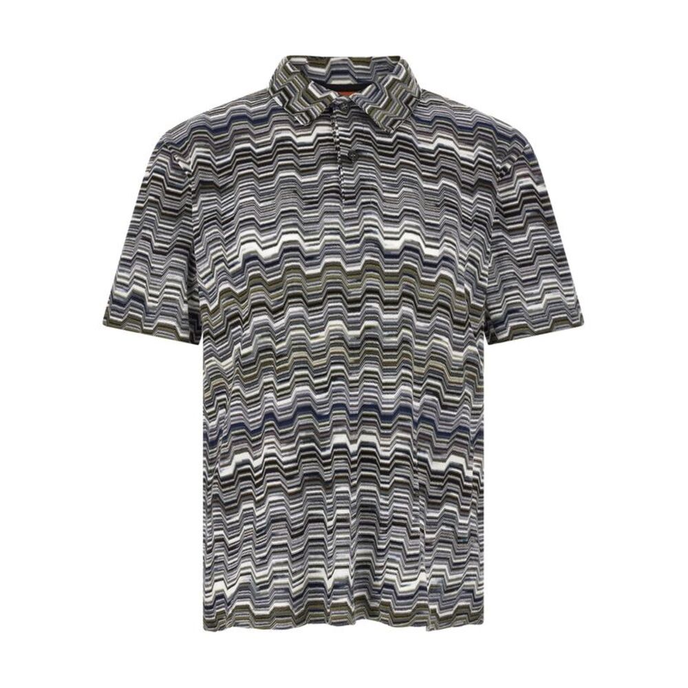 Missoni Bicolor Cotton Polo Men's Shirt